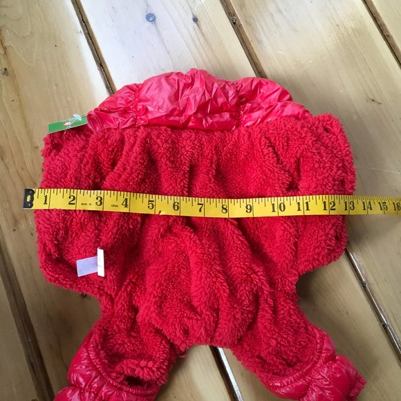 Puffer jacket for small dog - Red NWT - Picture 8 of 11